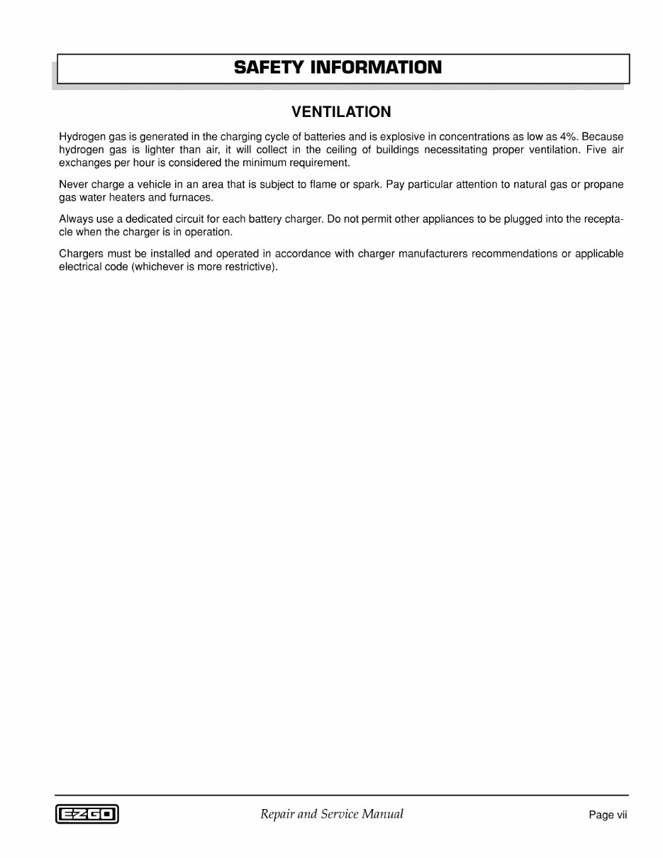 2008 E-Z-Go TXT Gas Fleet Golf Cart Factory Service & Work Shop Manual preview img 9