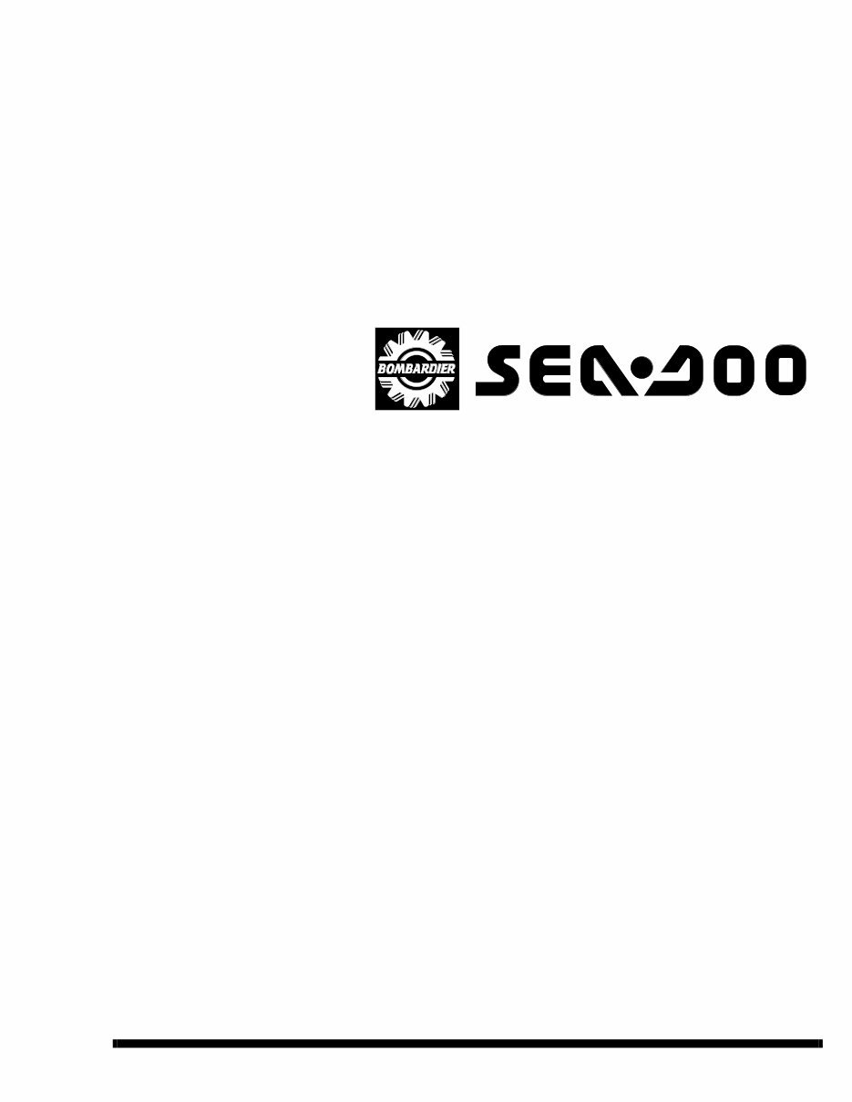 1996 SEADOO SP SPX SPI GTS GTI XP HX JETSKI Service Manual preview img 2