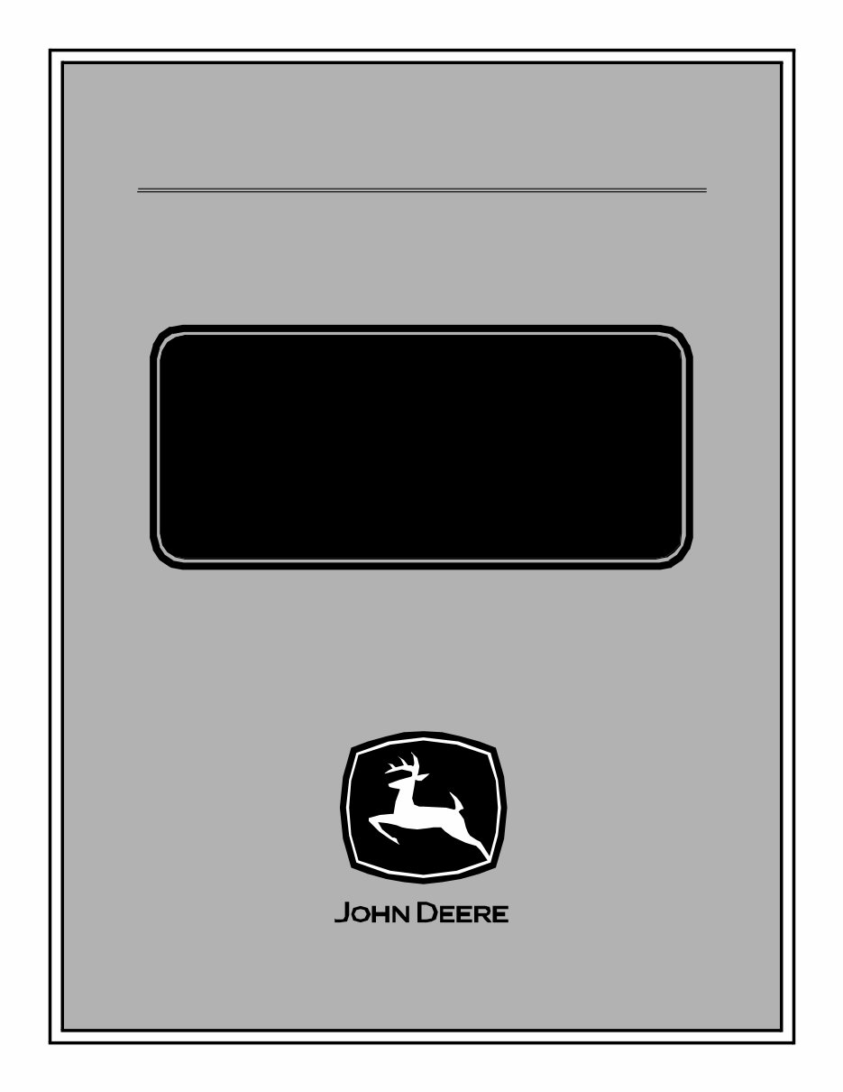 John Deere LT150/LT160/LT170/LT180 Lawn Tractors OEM Service & Repair Manual preview img 1