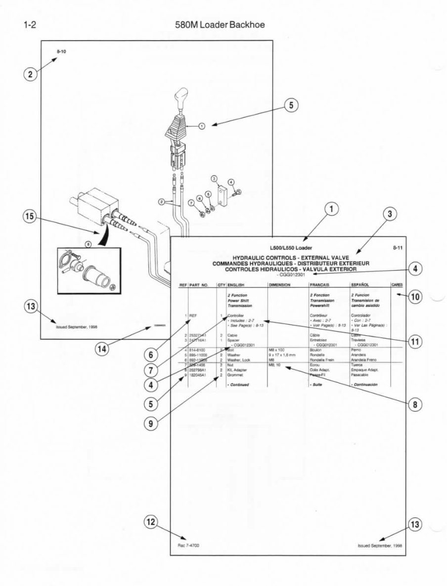 CASE 580M BACKHOE Loader Parts Catalog Manual preview img 9