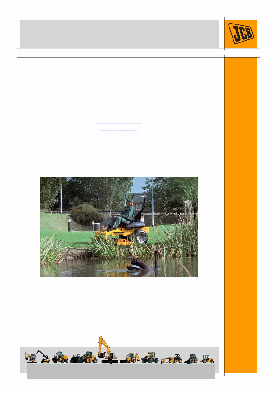 JCB ZT20D ZERO TURN MOWER Service Repair Manual preview img 1
