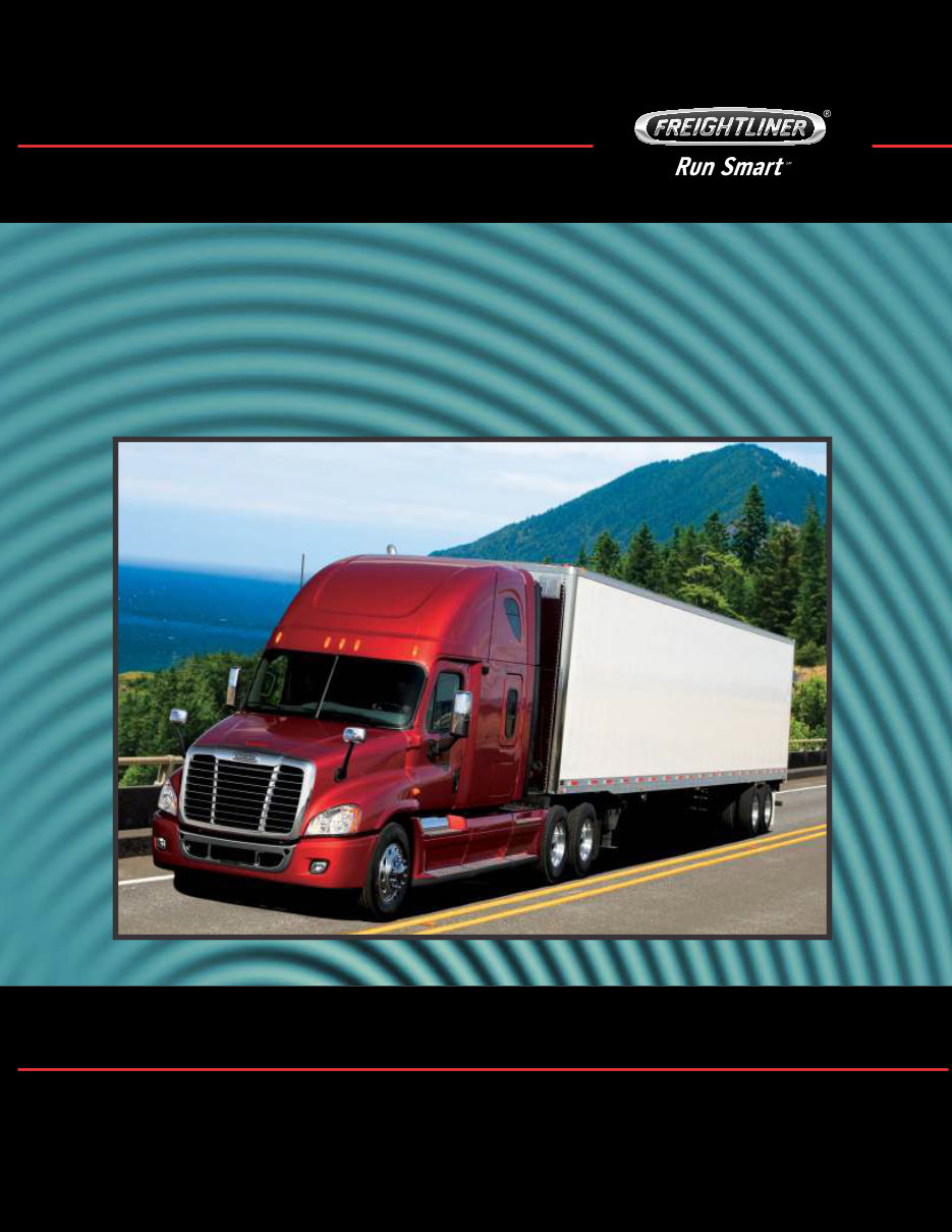 Freightliner Cascadia CA113DC CA113SLP CA125DC CA125SLP Operation & Maintenance Manual preview img 1