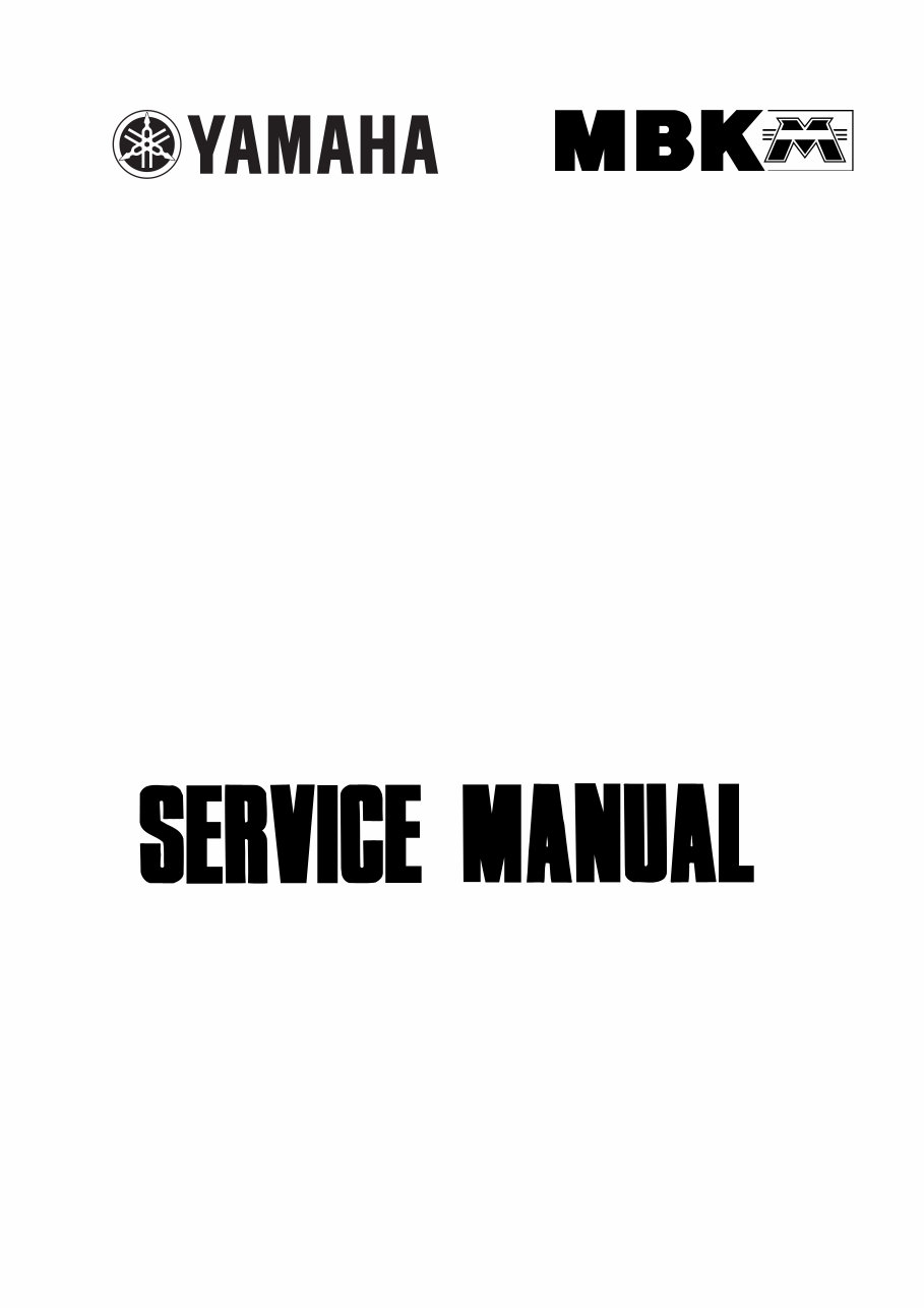1999-2003 Yamaha Beewee YW100 Service & Repair Manual preview img 1