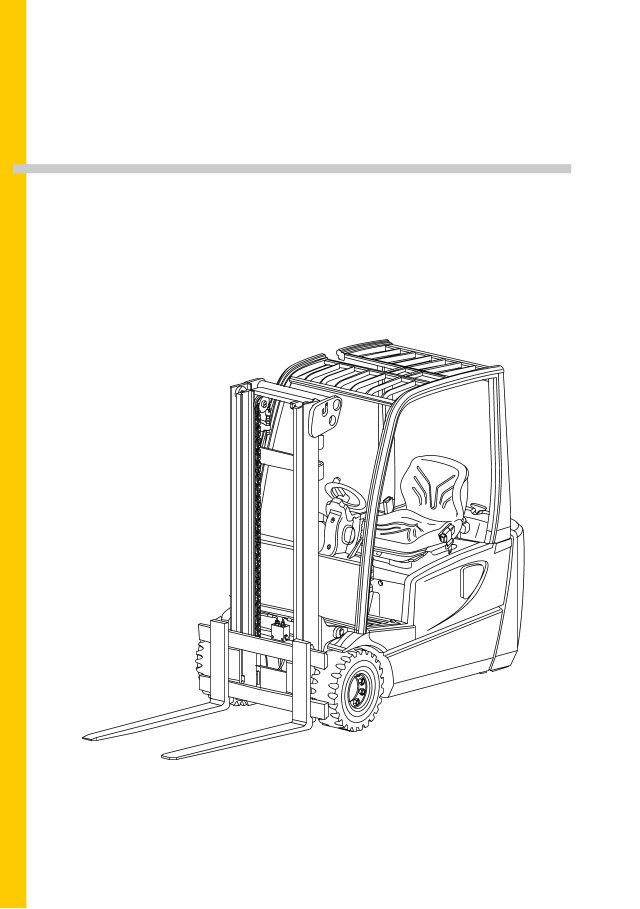 Jungheinrich Electric Lift Truck EFG-DF Series: 13, 15, 16, 18, 20, 16L, 18L (07.98-12.03) Operating and Maintenance Instruction preview img 1