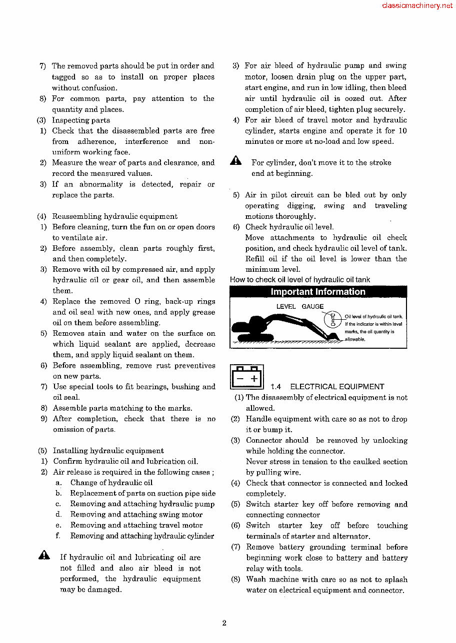 KOBELCO SK200 Crawler Excavator Shop Workshop Service Manual preview img 10