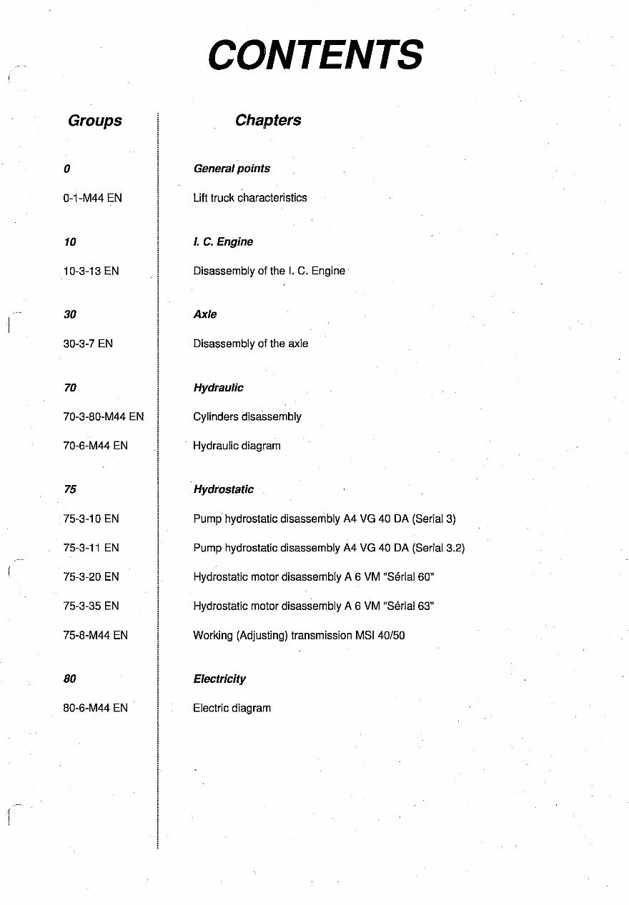 Manitou MSI40 MSI50 Forklift Workshop Repair Service Manual preview img 7