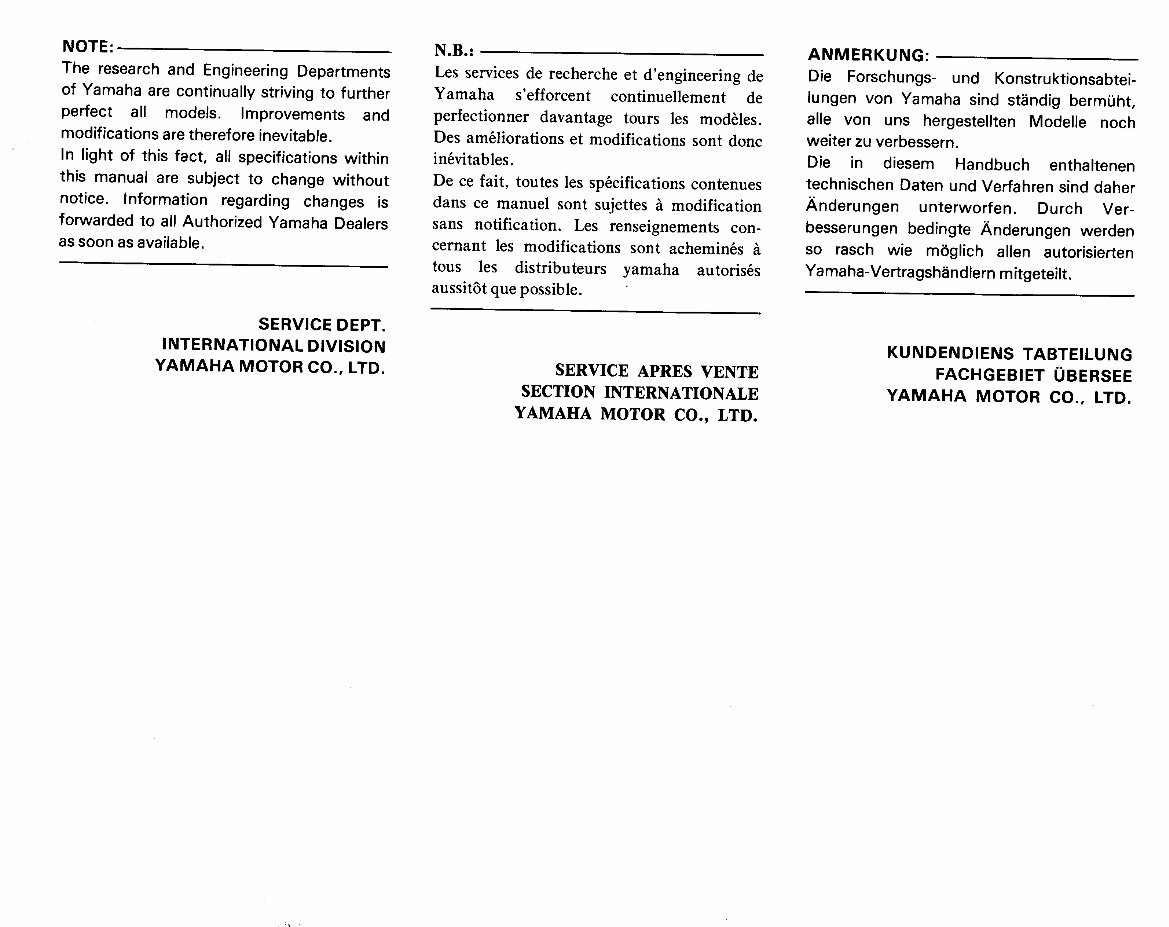 1976-1979 Yamaha RD250 RD400 Service & Repair Manual preview img 3