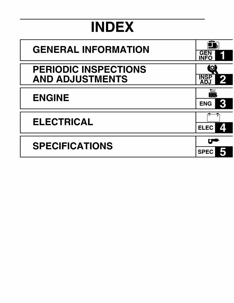 Yamaha Power Generator EF4000 EF4000E, EF4600 EF4600D EF4600E, EF5500, EF5500E, EF6600 EF6600E EF6600DE Workshop Service Repair preview img 4