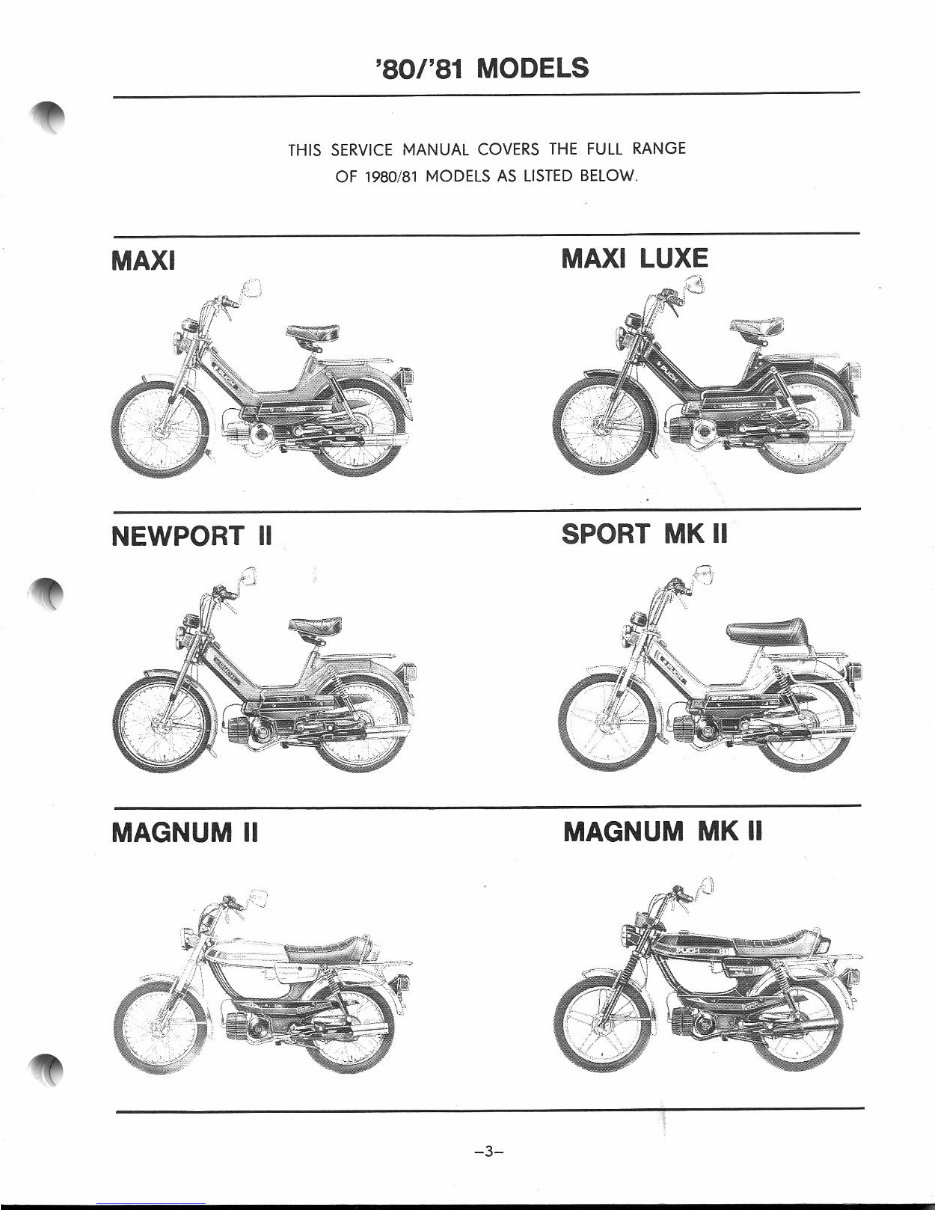 1980-1981 Puch Mopeds Service & Repair Manual preview img 3