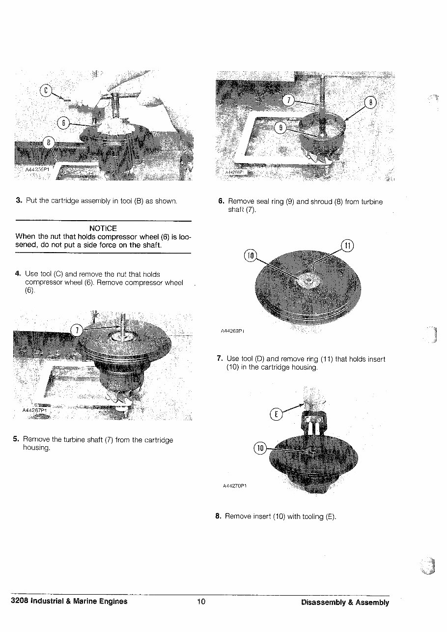 Cat 3208 industrial & marine engine disassembly & assembly preview img 10