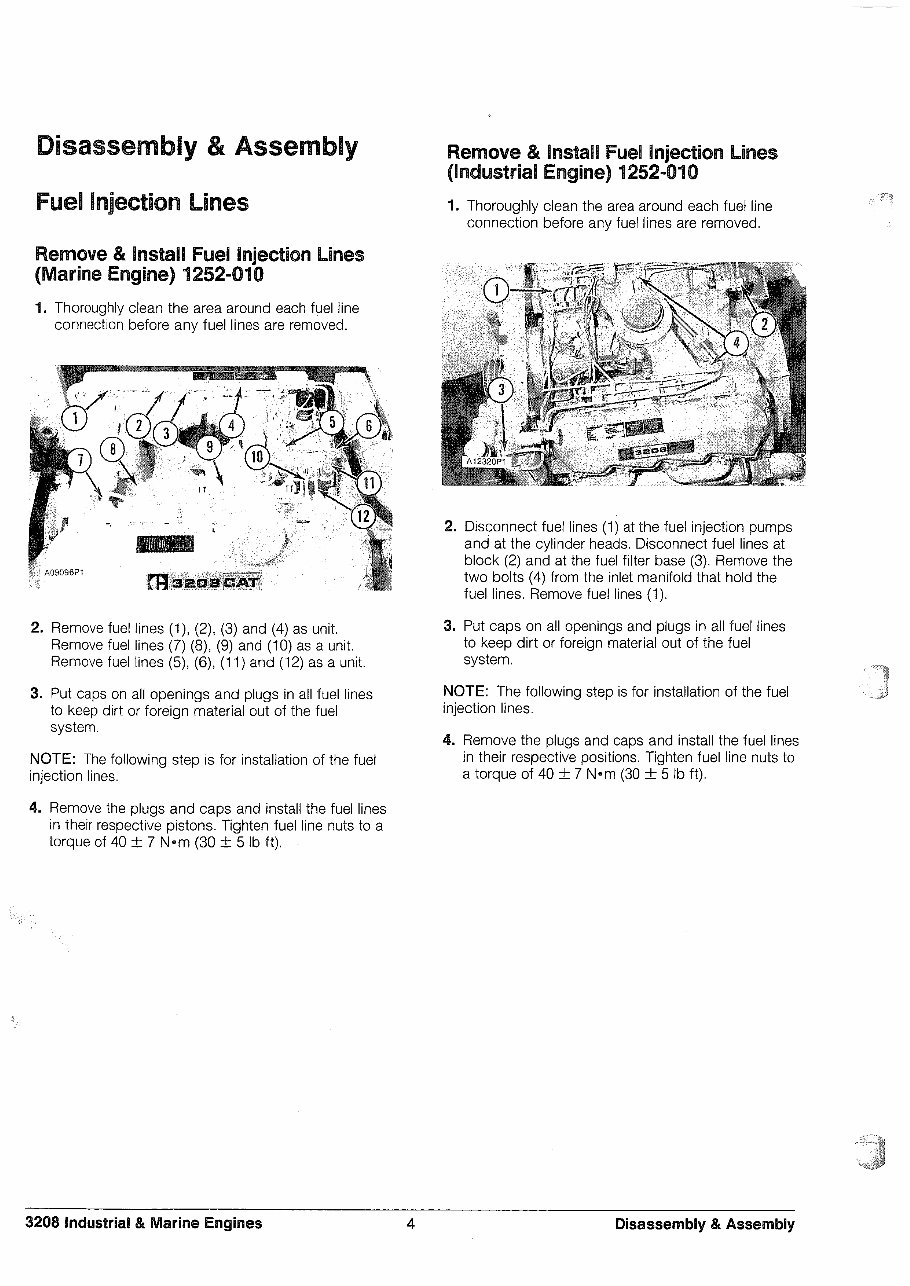 Cat 3208 industrial & marine engine disassembly & assembly preview img 4