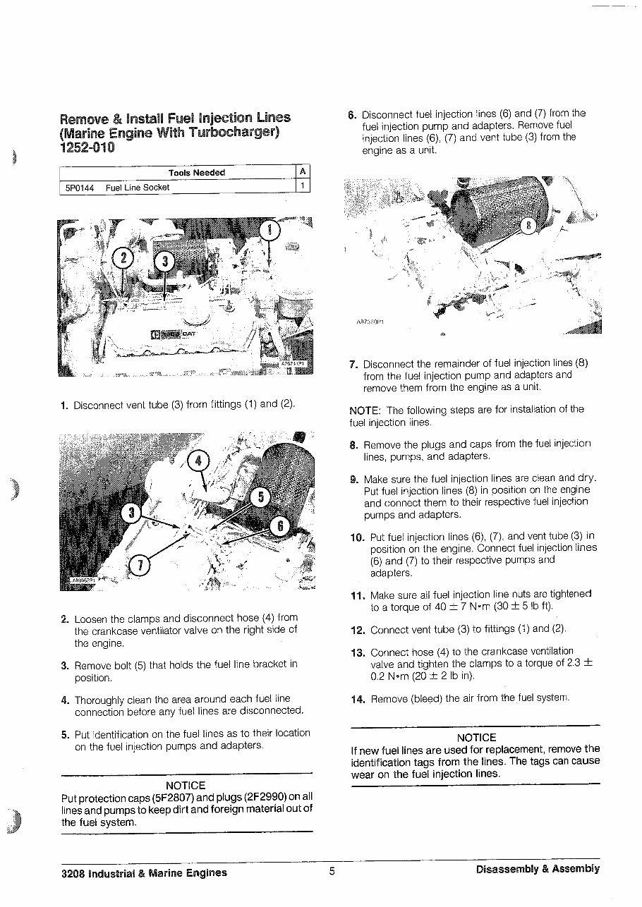 Cat 3208 industrial & marine engine disassembly & assembly preview img 5