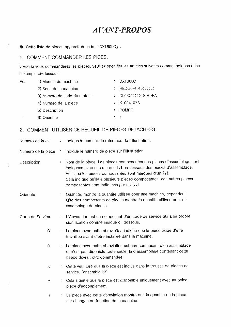 Doosan Daewoo DX160LC Excavator Workshop Parts Manual preview img 5