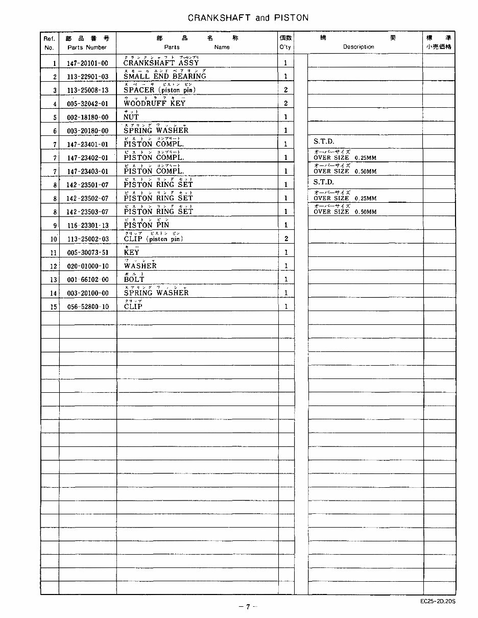 Robin EC25-2 parts manual preview img 10