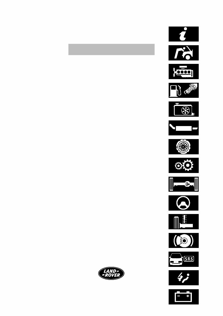 1997 Land Rover DEFENDER All Models Service and Repair Manual preview img 3