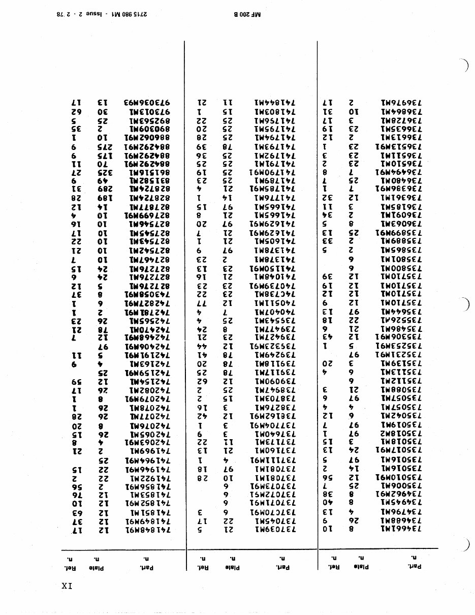 Massey Ferguson MF200B Tractor Loader Dozer Parts Manual preview img 10