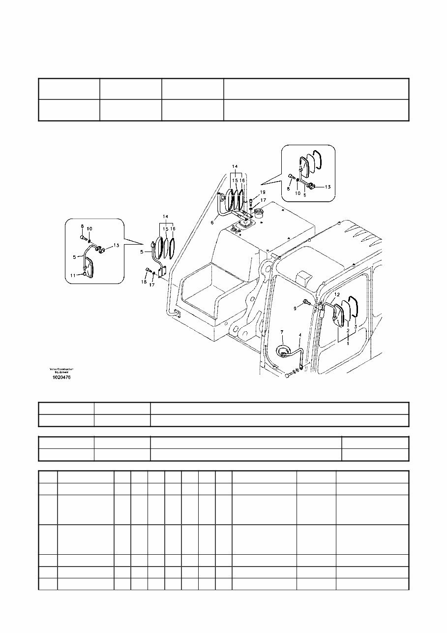 Volvo EC210B F EC210BF Excavator Service Parts Catalogue Manual INSTANT SN: 10457-35000, 10457-70000 preview img 1