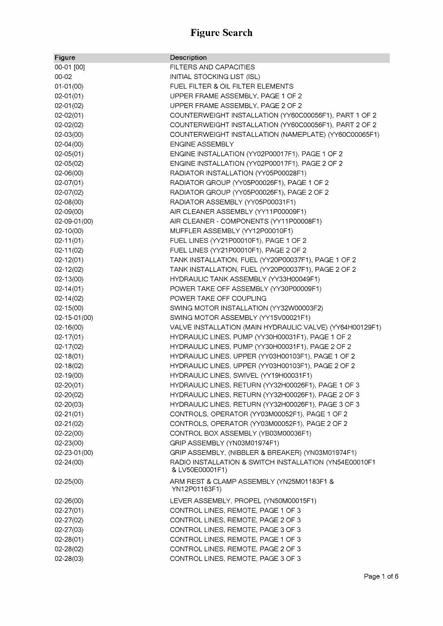 KOBELCO SK140SR ACERA TIER 3 Excavator Parts Catalog Manual preview img 2