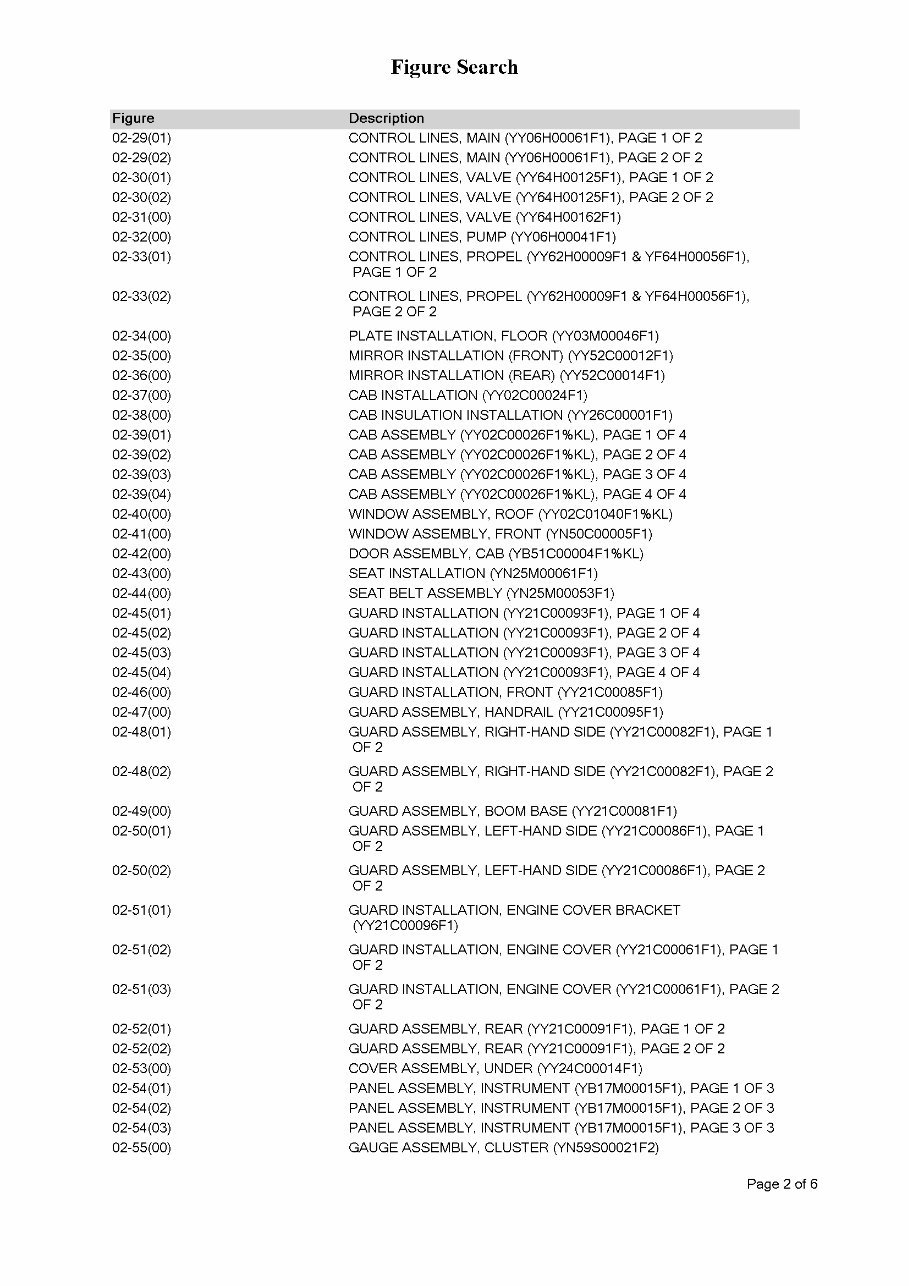 KOBELCO SK140SR ACERA TIER 3 Excavator Parts Catalog Manual preview img 3