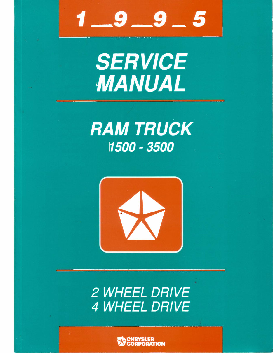 1996-1997 Dodge Ram 2500 Series Service & Repair Manual preview img 1