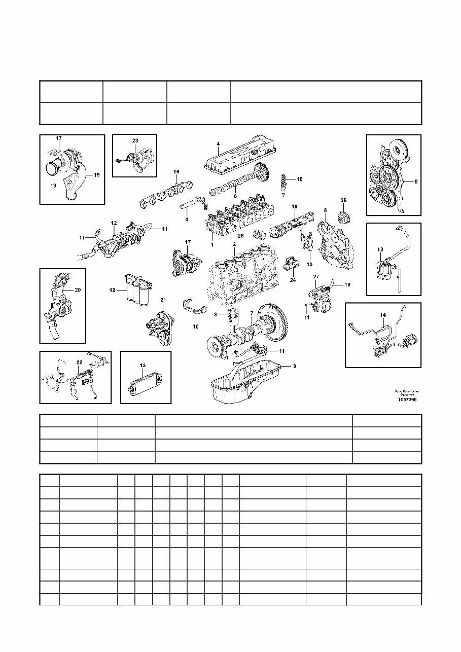 Volvo EC340D L EC340DL Excavator Service Parts Catalogue Manual INSTANT SN: 210001 and up preview img 3