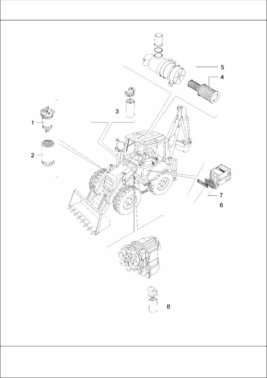 CASE 590SR Series 2 Backhoe Loader Service Parts Catalogue Manual INSTANT preview img 4