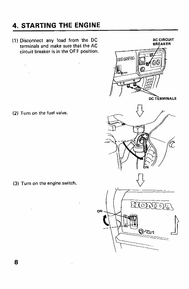 HONDA- EM2200X Generator Manual preview img 10