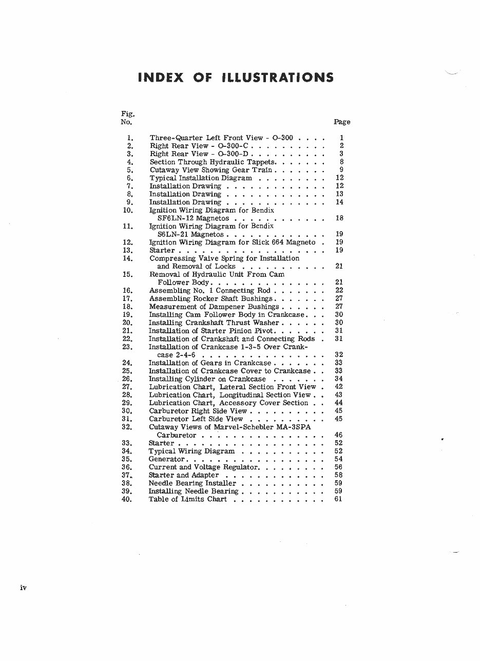 Continental 0-300 aircraft engine overhaul service manual preview img 4