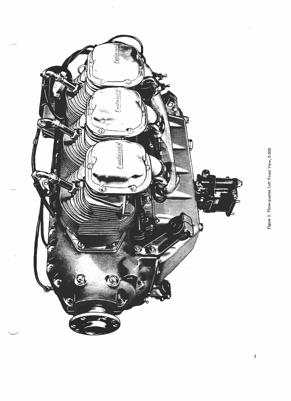 Continental 0-300 aircraft engine overhaul service manual preview img 5
