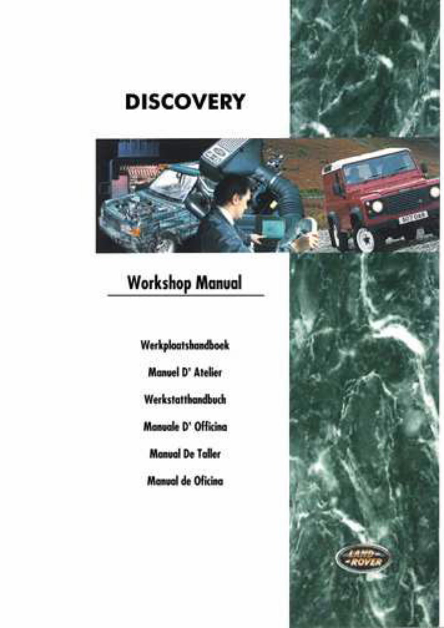 1995-1998 Land Rover Discovery I Workshop Repair Service Manual in SPANISH preview img 1