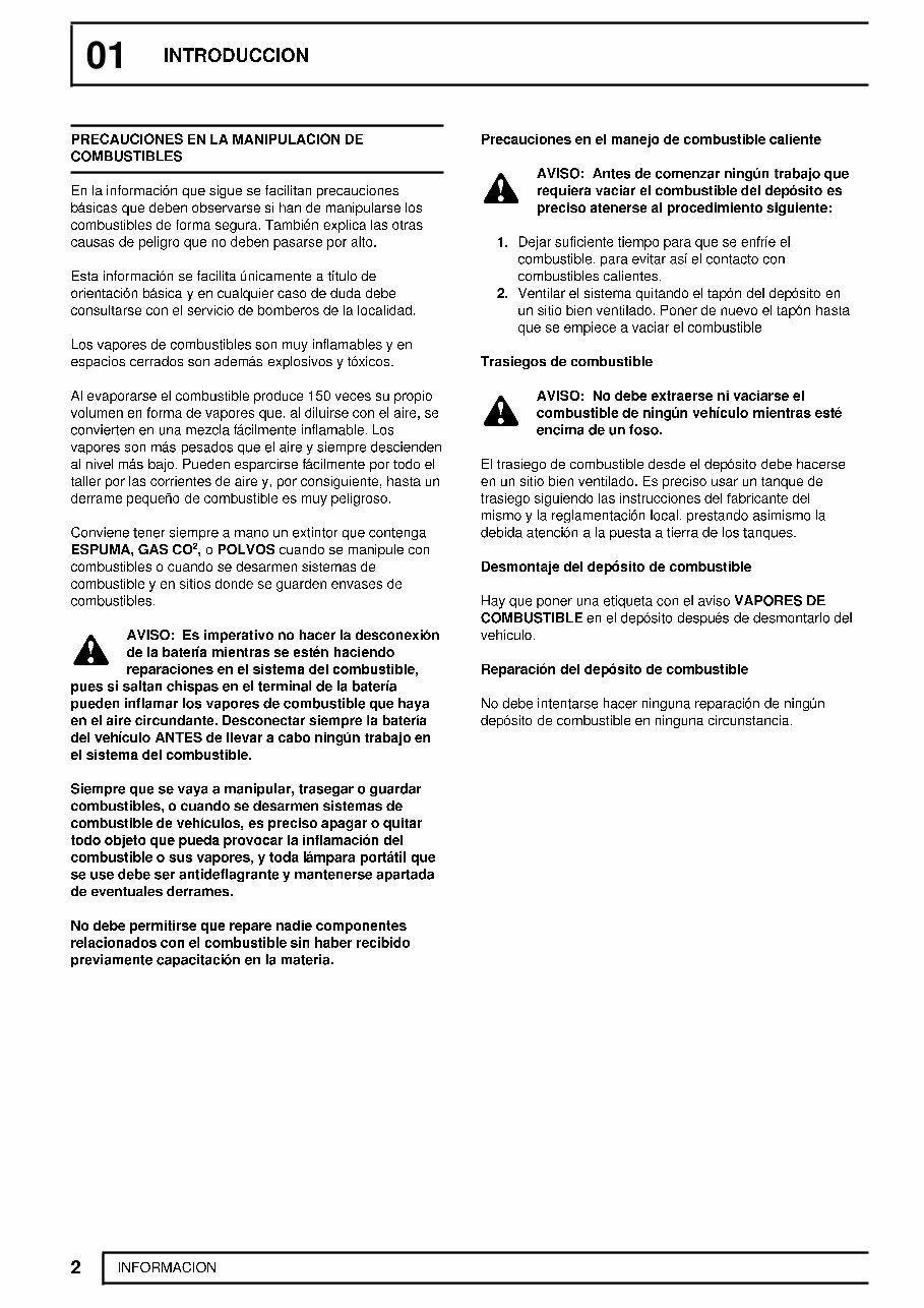 1995-1998 Land Rover Discovery I Workshop Repair Service Manual in SPANISH preview img 7
