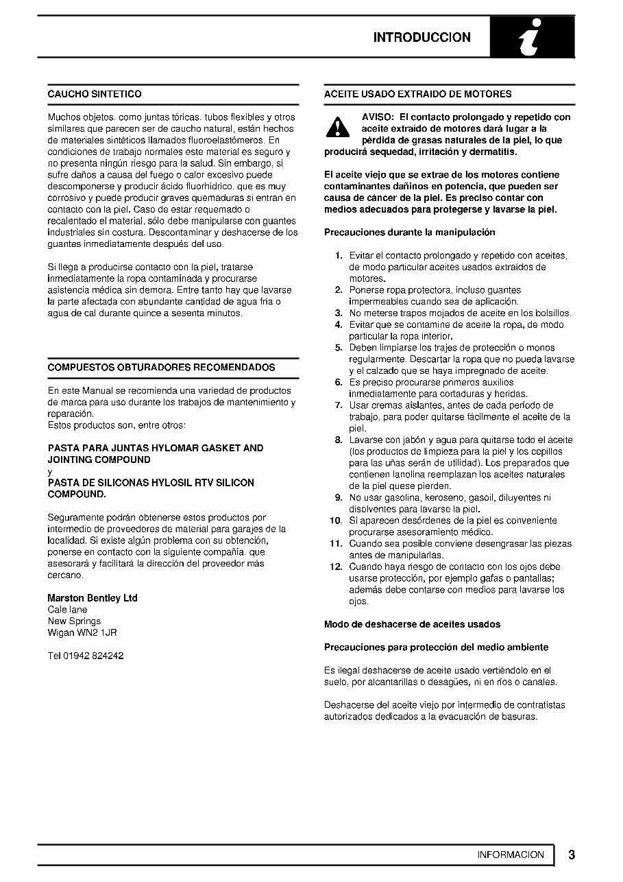1995-1998 Land Rover Discovery I Workshop Repair Service Manual in SPANISH preview img 8
