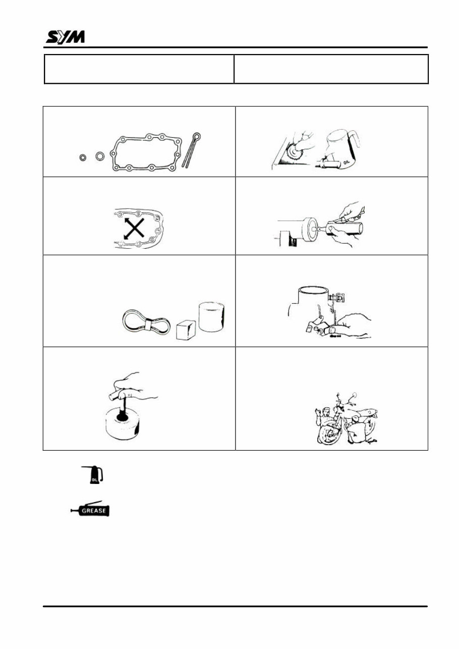 SYM XS125 K Scooter Full Service & Repair Manual preview img 4