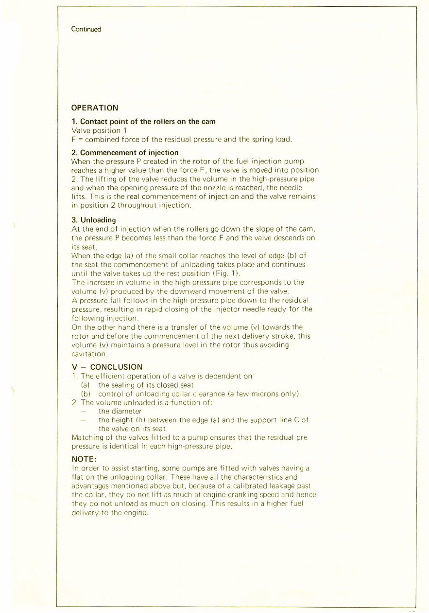 Cav DPA workshop manual Tanem plunger Hydraulic Fuel Pump preview img 10