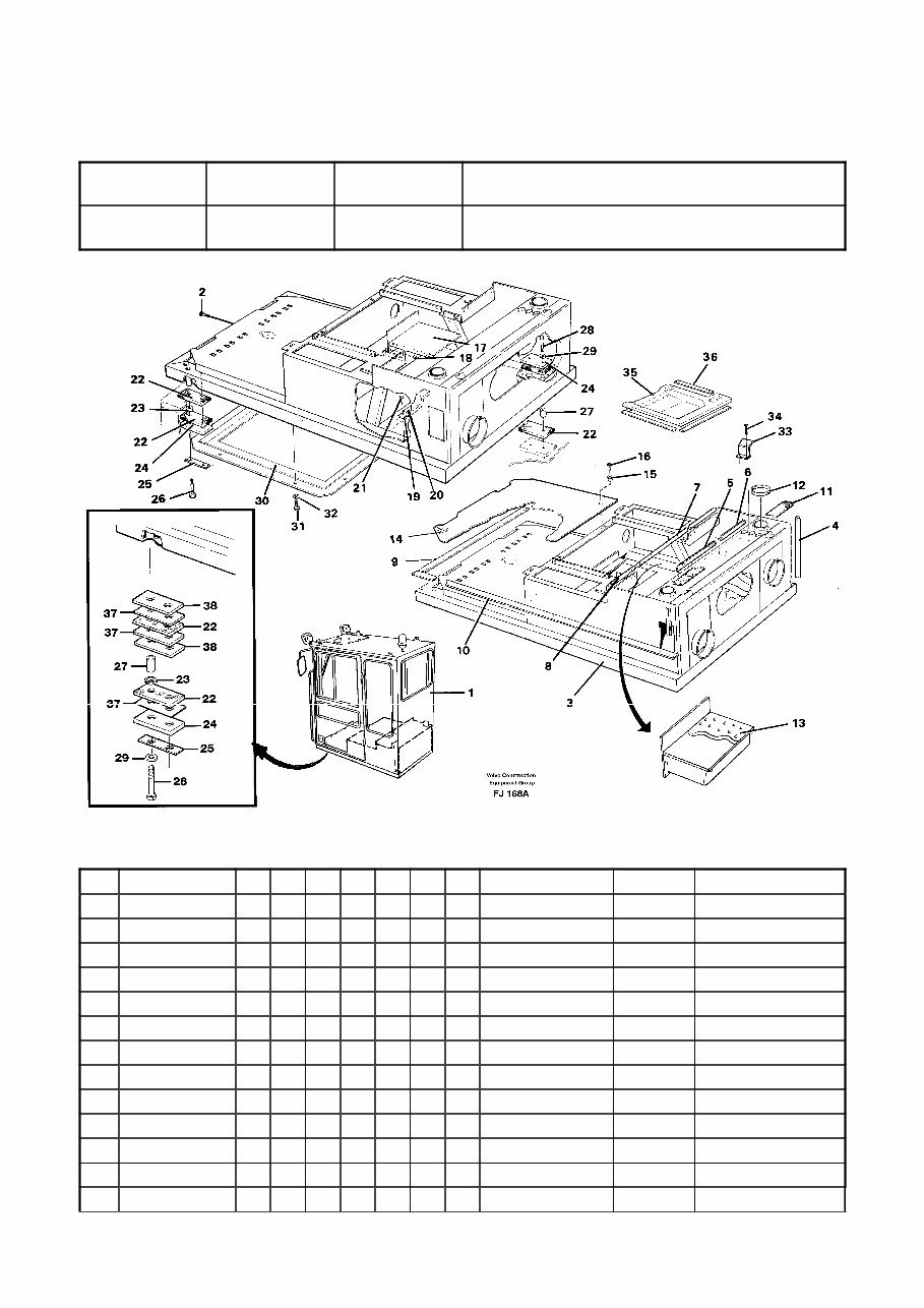 Volvo EC200 AKERMAN Excavator Service Parts Catalogue Manual INSTANT SN: 2101 - 2759 preview img 1