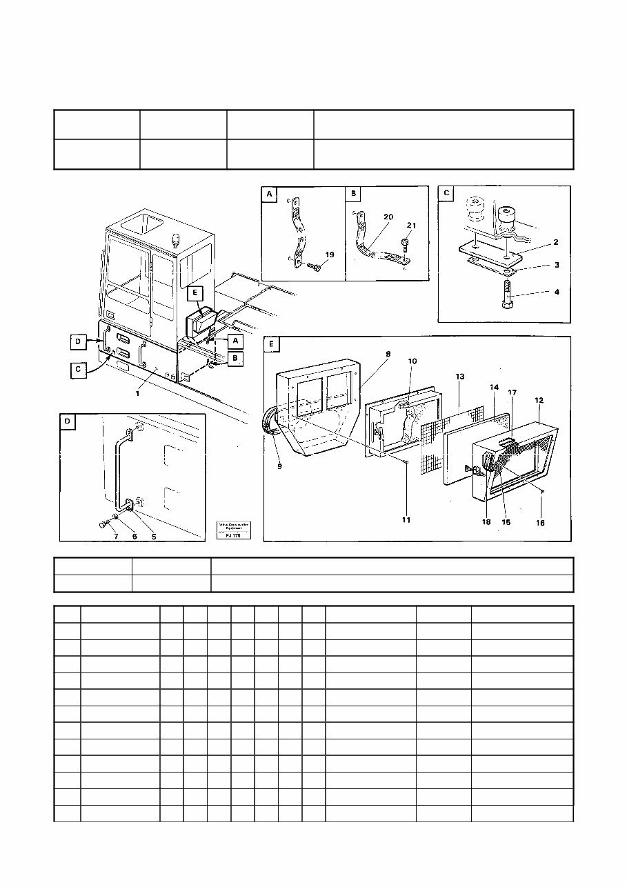Volvo EC200 AKERMAN Excavator Service Parts Catalogue Manual INSTANT SN: 2101 - 2759 preview img 4