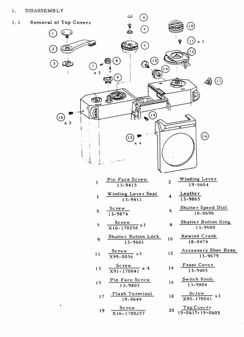 CANON F-1 Repair Guide preview img 7