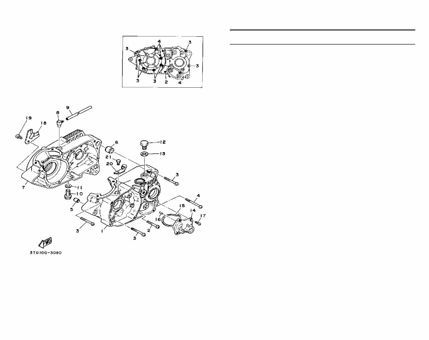 YAMAHA RT100 Replacement Parts Manual 1992 preview img 10