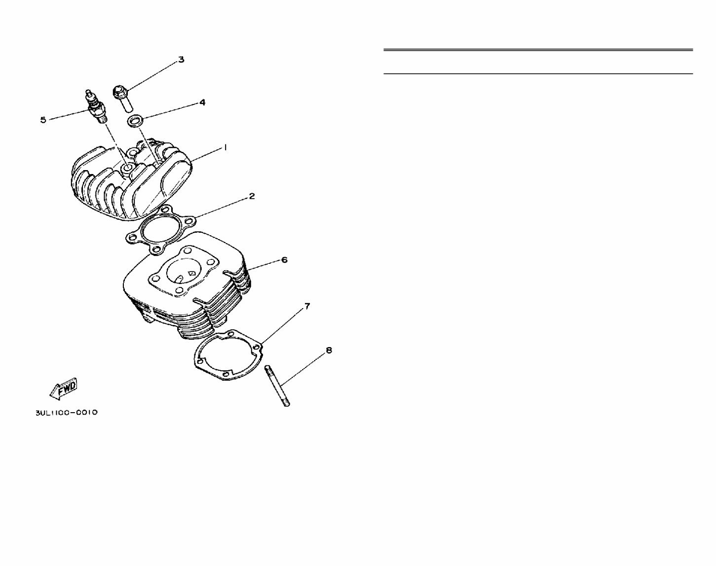 YAMAHA RT100 Replacement Parts Manual 1992 preview img 2