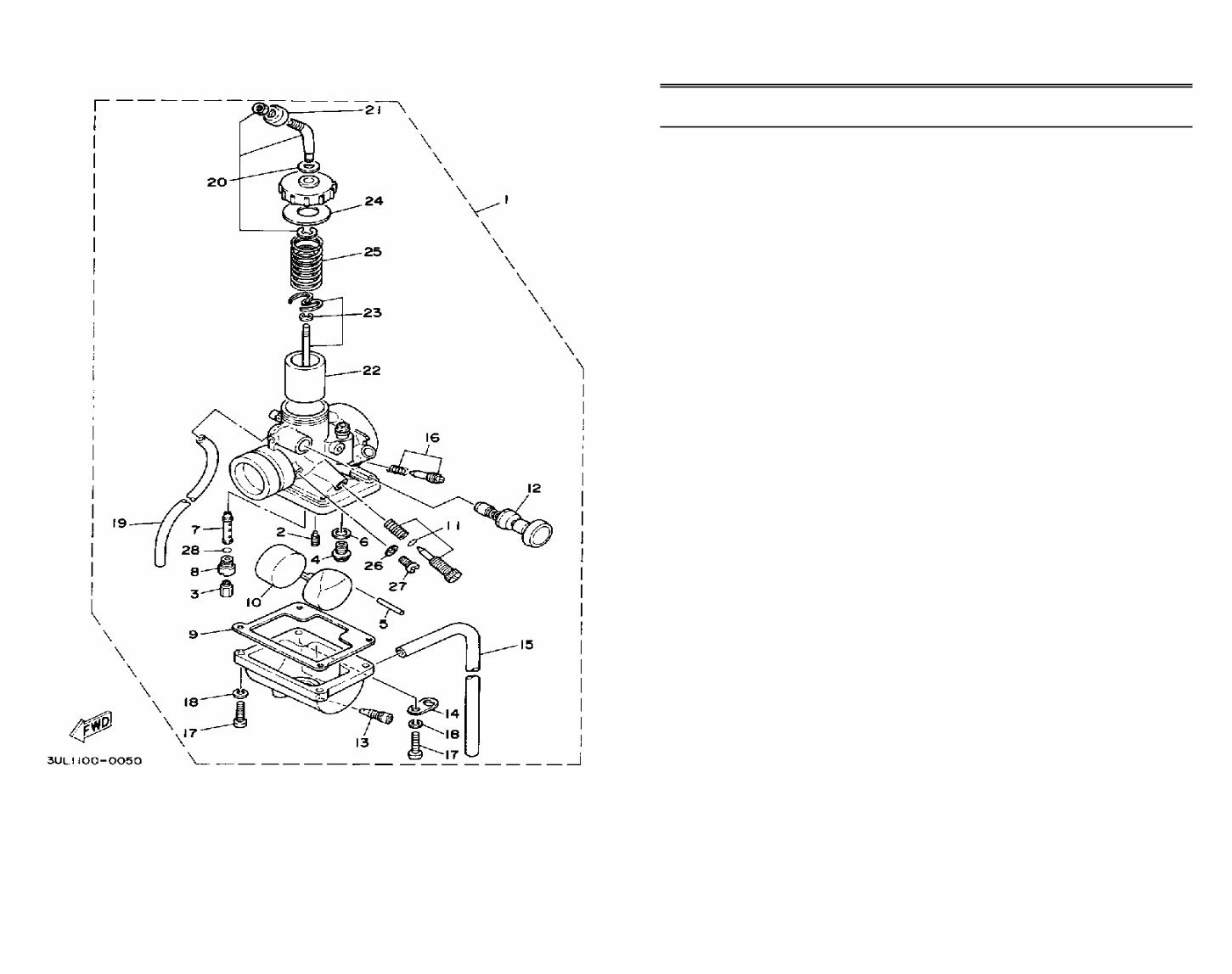 YAMAHA RT100 Replacement Parts Manual 1992 preview img 7