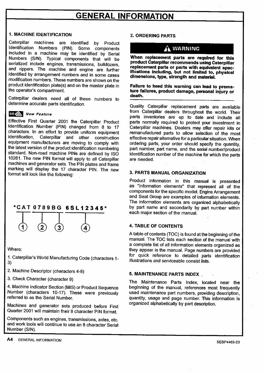 Cat 305C CR parts manual preview img 7