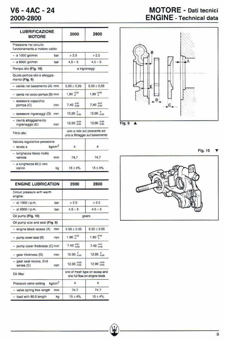 1994-2001 Maserati Quattroporte IV (Biturbo) (V6-24v-4AC 2000-2800) Engine Service & Repair Manual preview img 10
