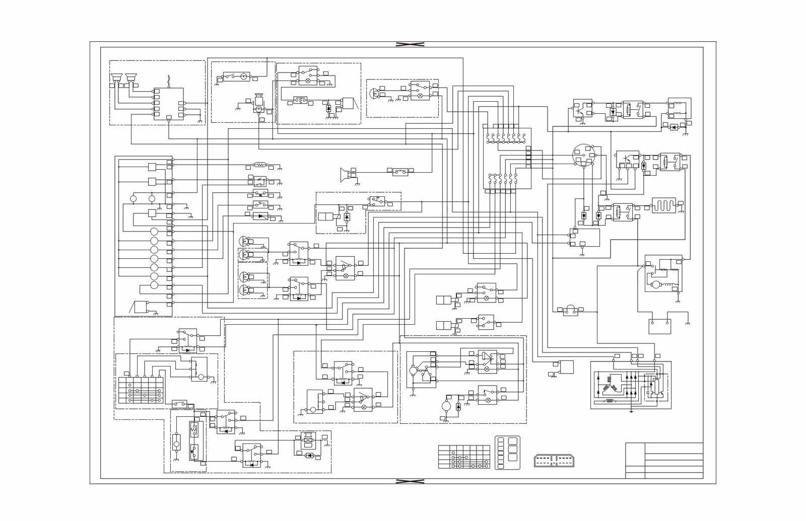 Daewoo Doosan Excavator DX Series Electrical Hydraulic Schematic Manual -COLLECTION preview img 6