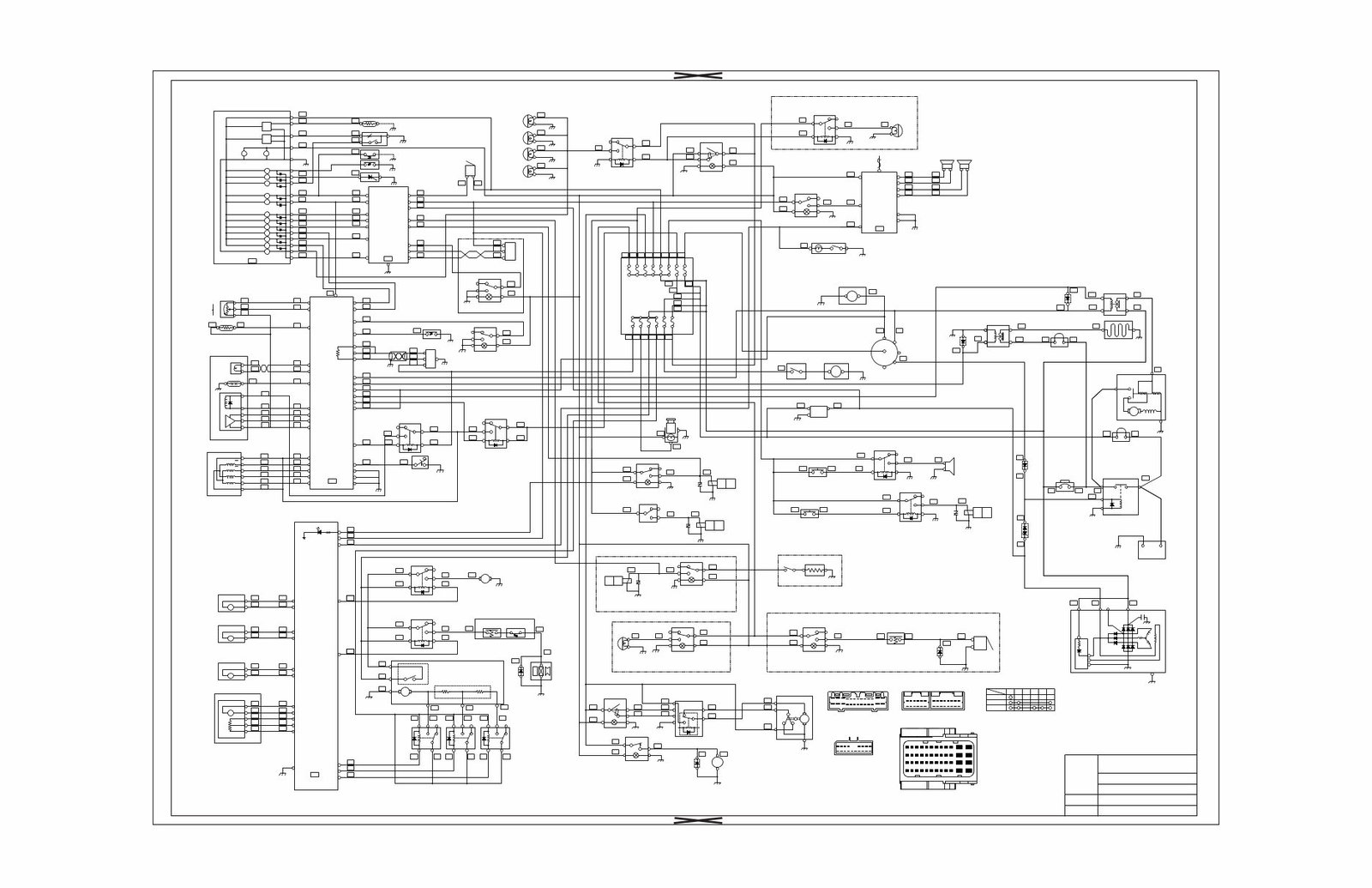 Daewoo Doosan Excavator DX Series Electrical Hydraulic Schematic Manual -COLLECTION preview img 7