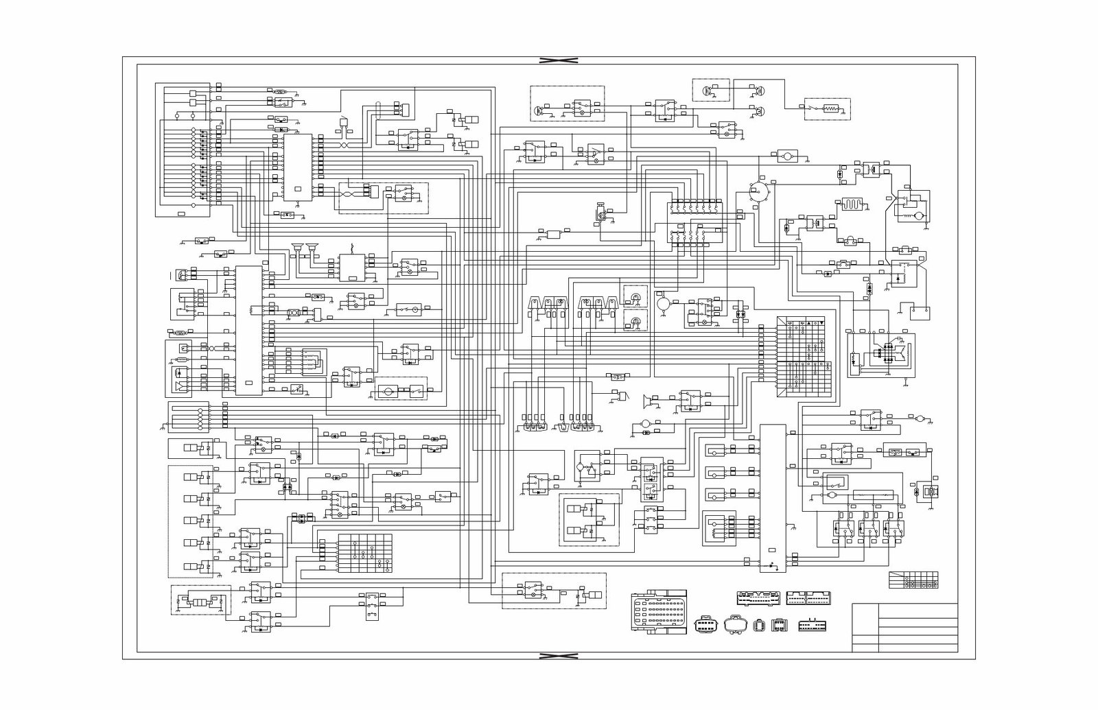 Daewoo Doosan Excavator DX Series Electrical Hydraulic Schematic Manual -COLLECTION preview img 8