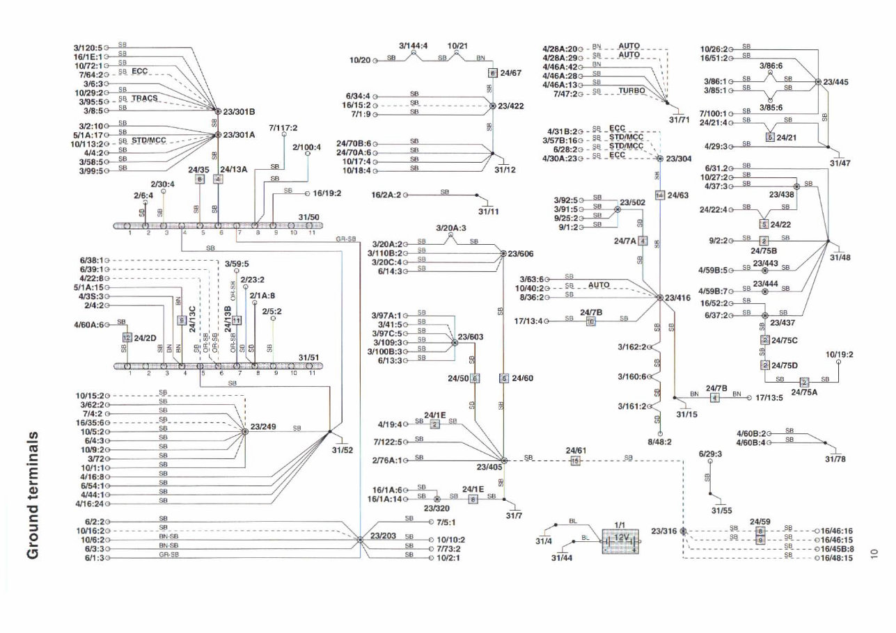 1998 Volvo C70 Convertible Electrical Wiring Diagram Manual preview img 8