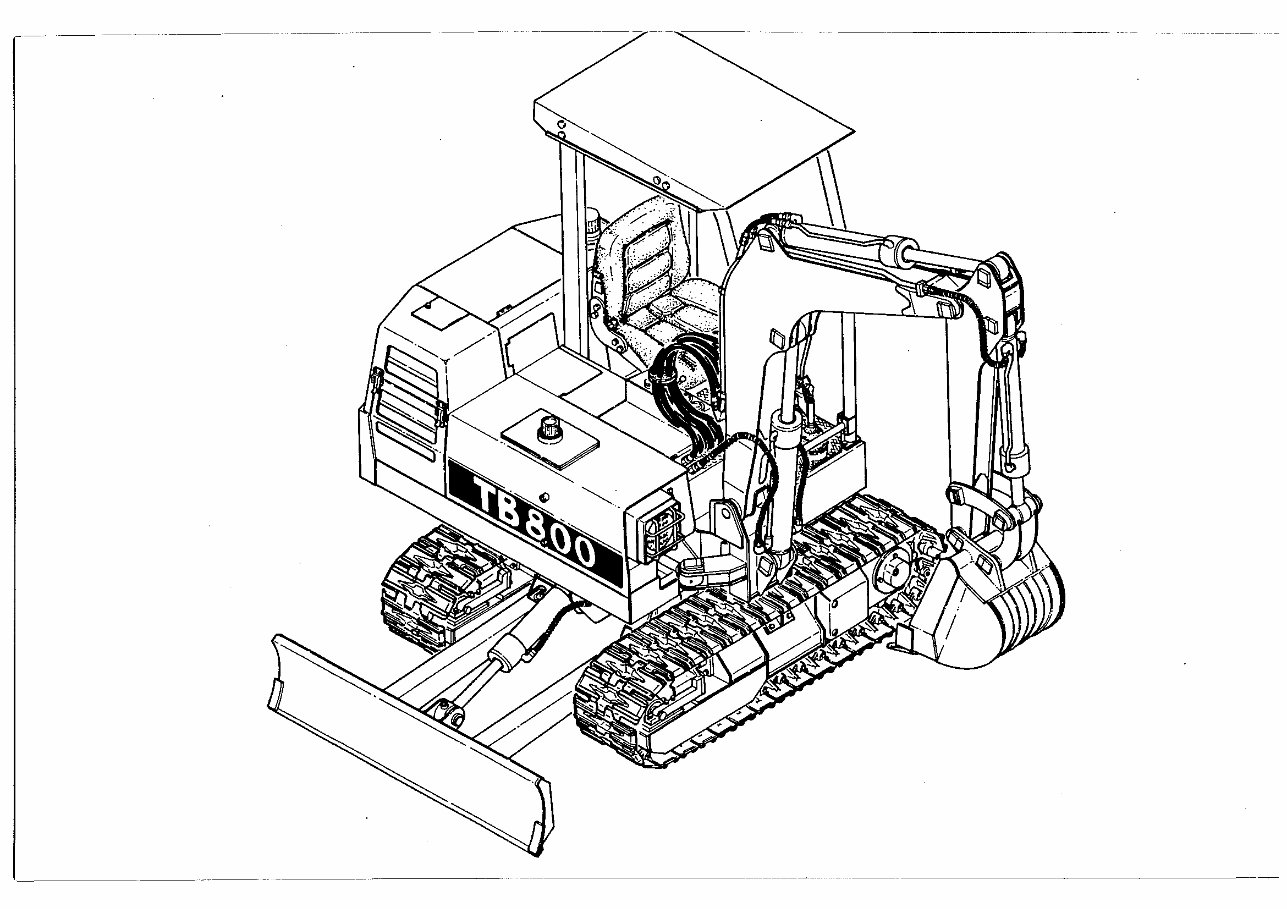Takeuchi TB800 Compact Excavator Parts Manual INSTANT preview img 5