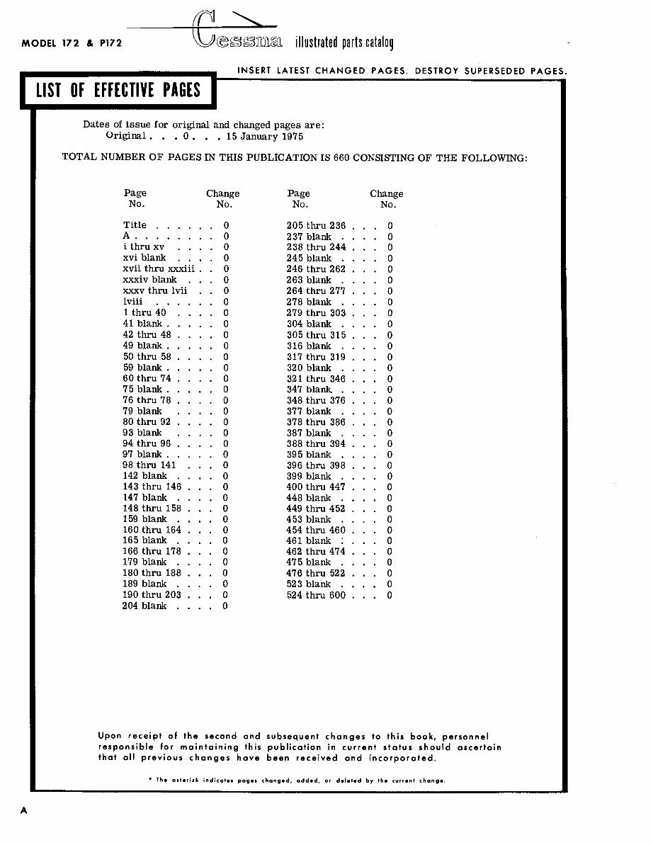 Cessna 172D 172E 172F 172G 172H 172I - 172 SKYHAWK Service & Parts Manuals - preview img 2
