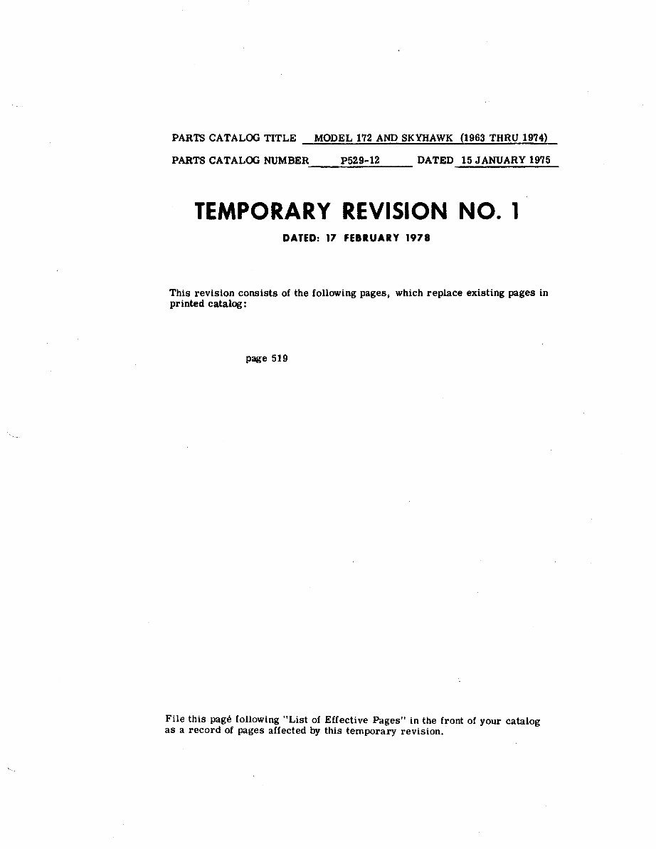 Cessna 172D 172E 172F 172G 172H 172I - 172 SKYHAWK Service & Parts Manuals - preview img 4