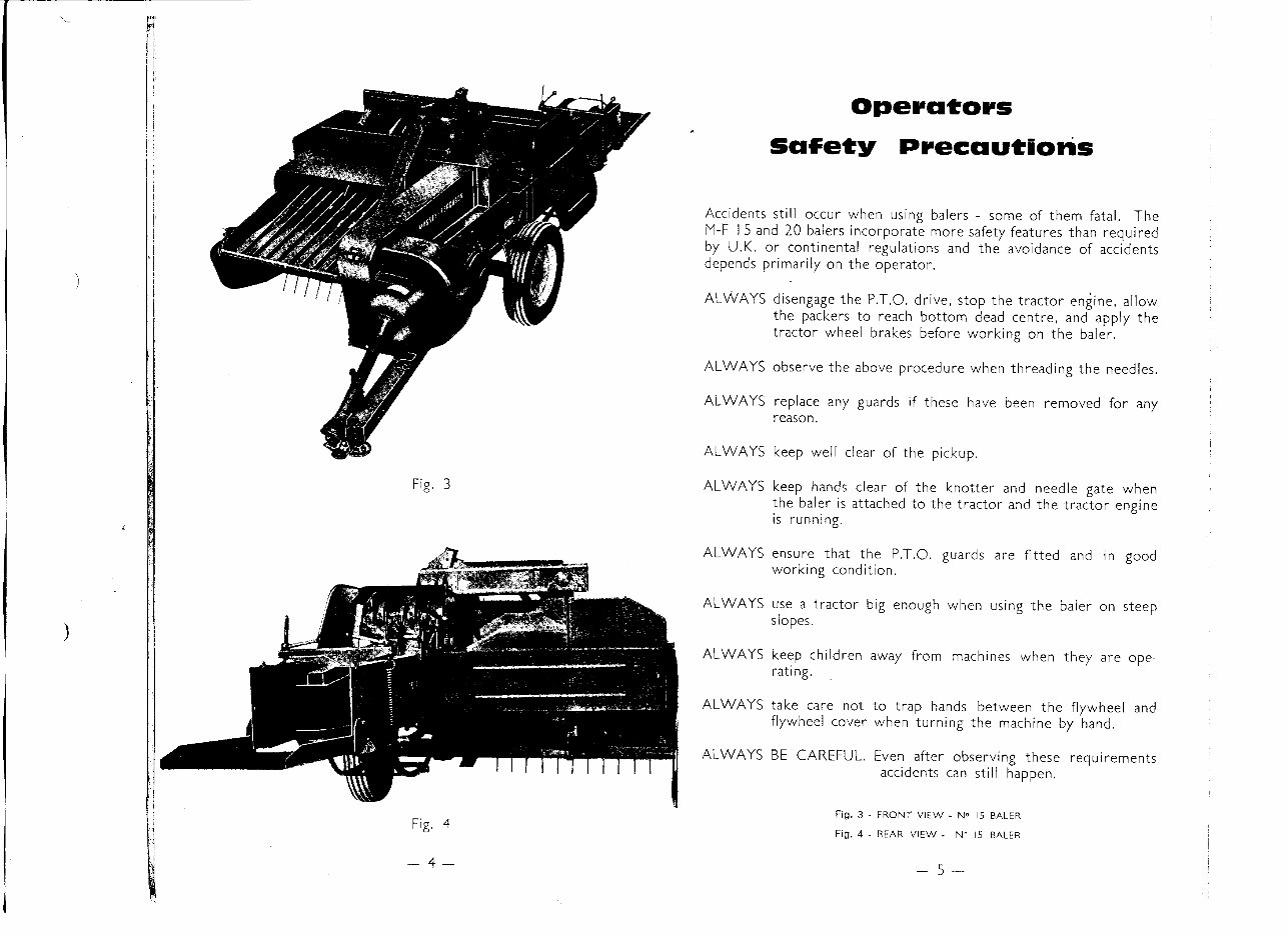 MASSEY FERGUSON MF20 MF 20 SIDE DELIVERY RAKE BALER Part Parts Manual With Exploded Views IPL preview img 2
